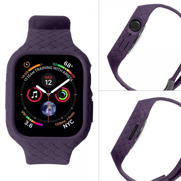 Apple Watch 41mm Armband Vävtextur Lila