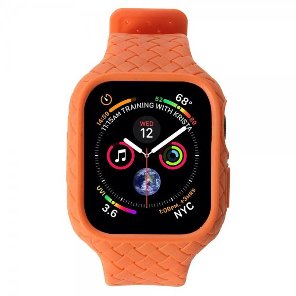 Apple Watch 41mm Armband Vävtextur Orange