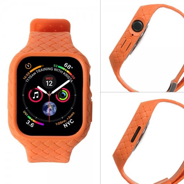 Apple Watch 41mm Armband Vävtextur Orange