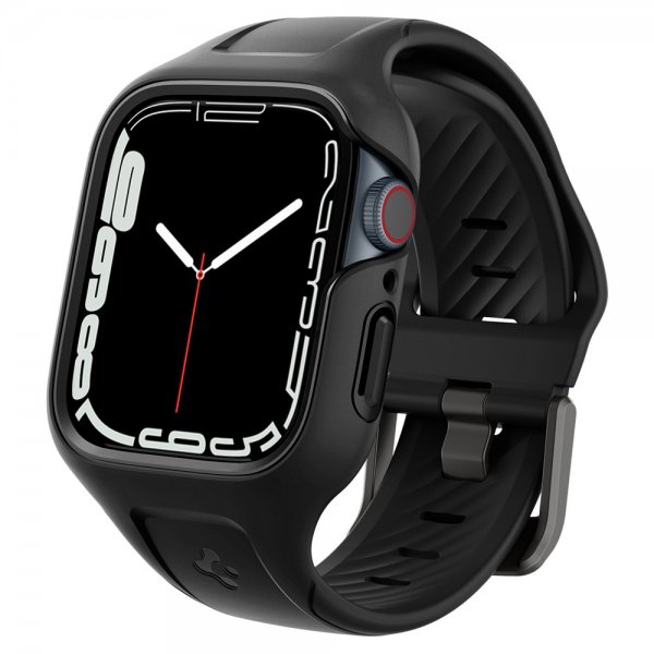 Spigen Apple Watch 41mm Skal med Armband Liquid Air Pro Svart