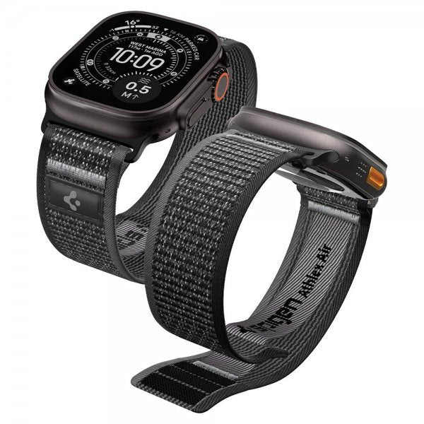 Spigen Apple Watch 44/45/46mm/Ultra 49mm Armband Athlex Air 2 Active Black Gray