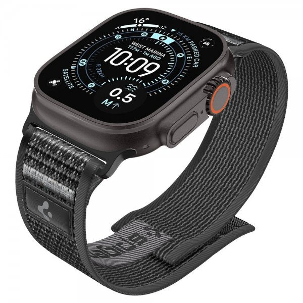 Spigen Apple Watch 44/45/46mm/Ultra 49mm Armband Athlex Air 2 Active Black Gray