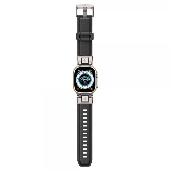 Spigen Apple Watch 44/45/46mm/Ultra 49mm Armband DuraPro Armor PU Svart