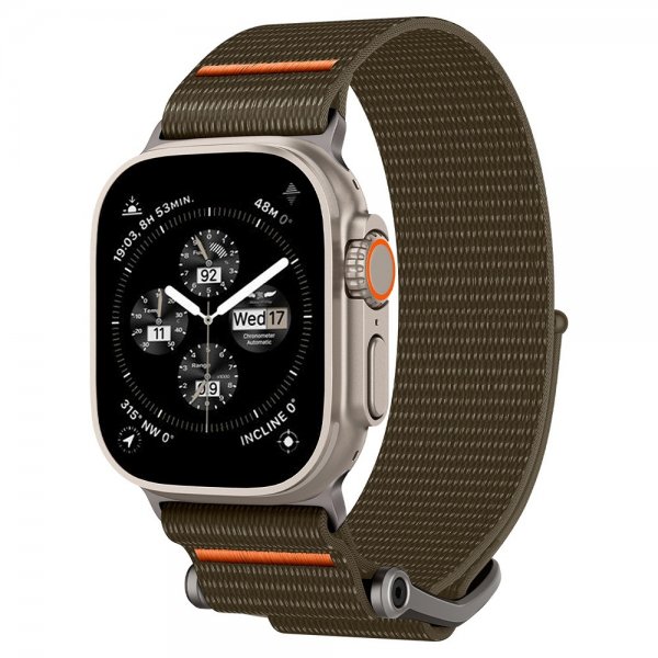 Spigen Apple Watch 44/45/46mm/Ultra 49mm Armband DuraPro Flex Khaki