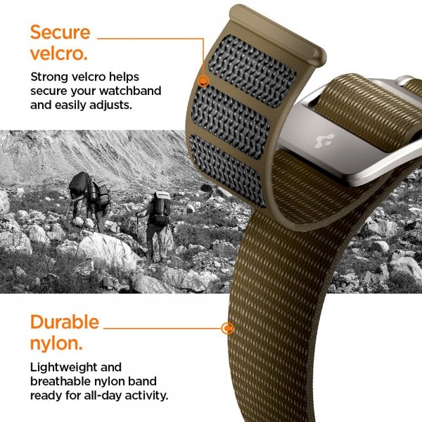 Spigen Apple Watch 44/45/46mm/Ultra 49mm Armband DuraPro Flex Khaki