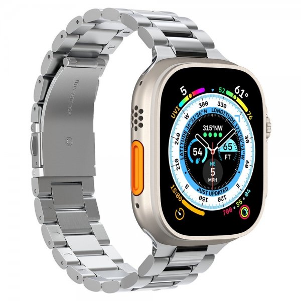 Spigen Apple Watch 44/45/46mm/Ultra 49mm Armband Modern Fit 316L Silver