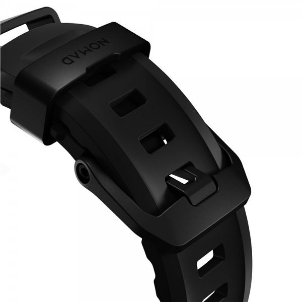 Nomad Apple Watch 44/45/46mm/Ultra 49mm Armband Rocky Point Svart Carbon Black