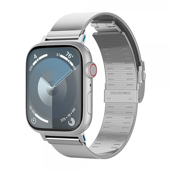 Spigen Apple Watch 44/45/46mm/Ultra 49mm Armband Sleek Link Silver