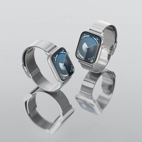Spigen Apple Watch 44/45/46mm/Ultra 49mm Armband Sleek Link Silver