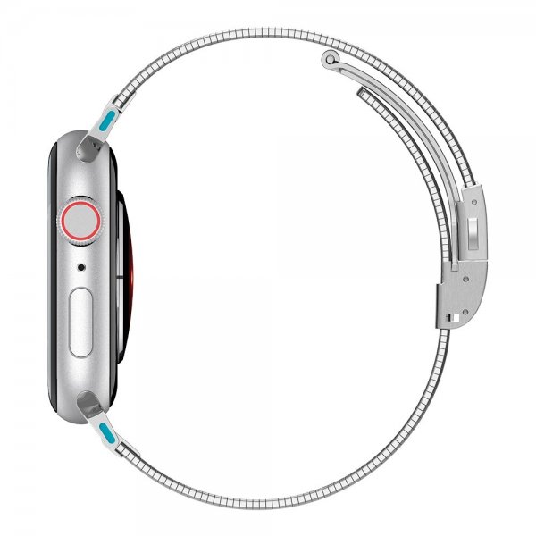 Spigen Apple Watch 44/45/46mm/Ultra 49mm Armband Sleek Link Silver