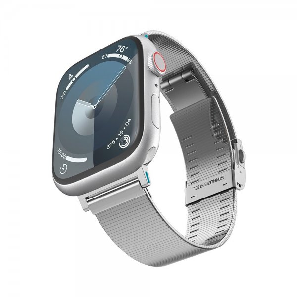 Spigen Apple Watch 44/45/46mm/Ultra 49mm Armband Sleek Link Silver