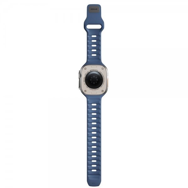 Nomad Apple Watch 44/45/46mm/Ultra 49mm Armband Sport Band Naval Blue