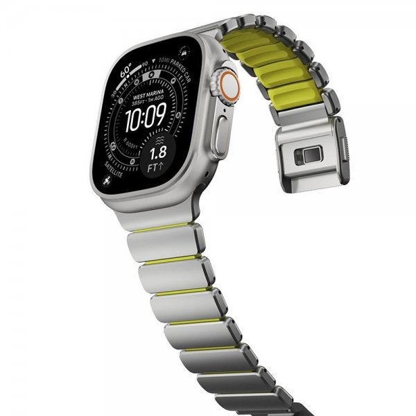 Nomad Apple Watch 44/45/46mm/Ultra 49mm Armband Stratos Band Natural Volt