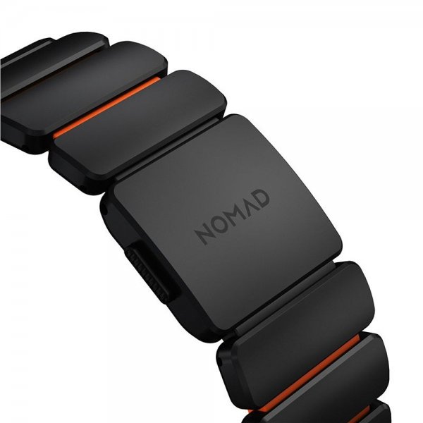 Nomad Apple Watch 44/45/46mm/Ultra 49mm Armband Stratos Band Svart