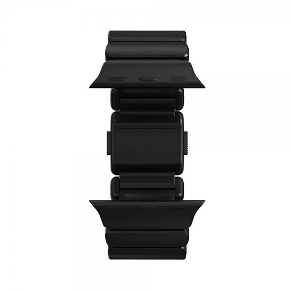Nomad Apple Watch 44/45/46mm/Ultra 49mm Armband Stratos Band Svart Ultra Orange