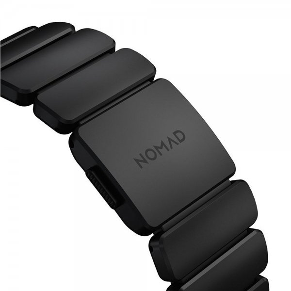 Nomad Apple Watch 44/45/46mm/Ultra 49mm Armband Stratos Band Svart Ultra Orange