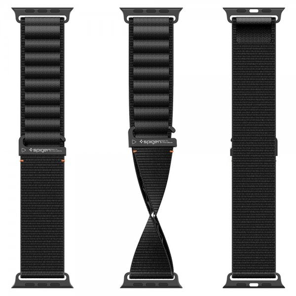 Spigen Apple Watch 44/45/46mm/Ultra 49mm Armband WBF1 Svart