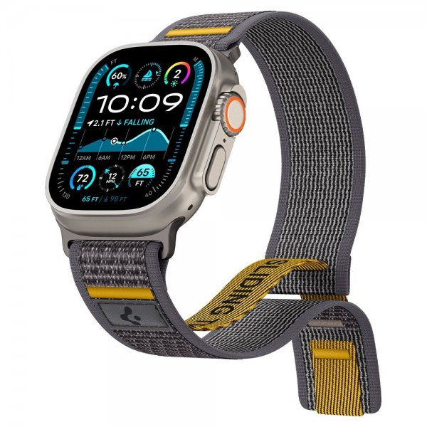 Spigen Apple Watch 44/45/46mm/Ultra 49mm Armband Athlex Air Active Gray