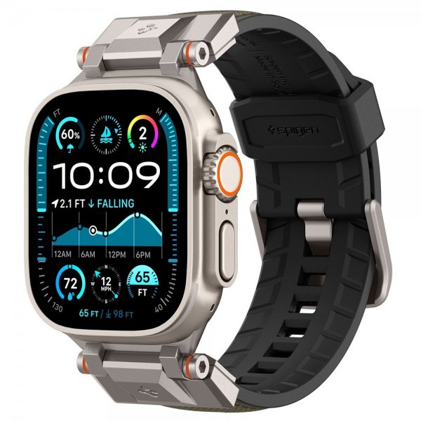 Spigen Apple Watch 44/45/46mm/Ultra 49mm Armband DuraPro Armor Military Green