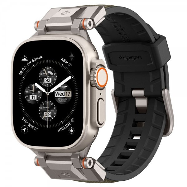 Spigen Apple Watch 44/45/46mm/Ultra 49mm Armband DuraPro Armor Military Green