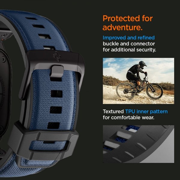 Spigen Apple Watch 44/45/46mm/Ultra 49mm Armband DuraPro Armor Navy Blue