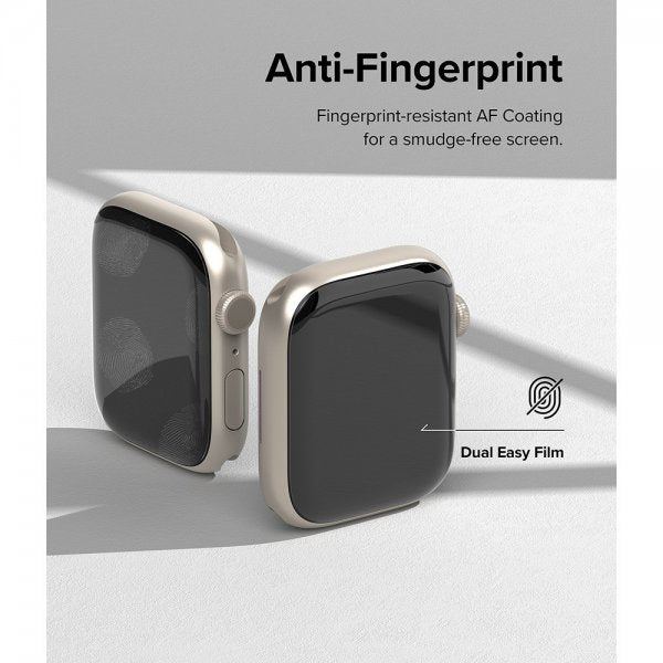 Ringke Apple Watch 44/45mm Skärmskydd Dual Easy Film 3-pack
