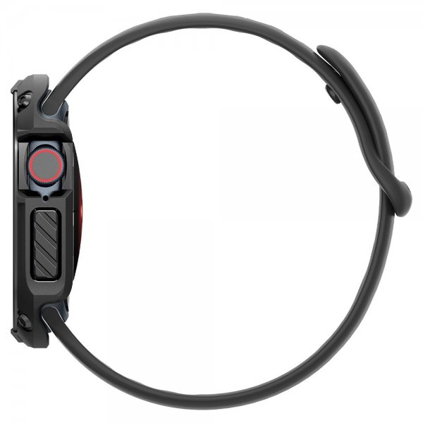 Spigen Apple Watch 46mm (Series 10/11) Skal med Skärmskydd Tough Armor Svart