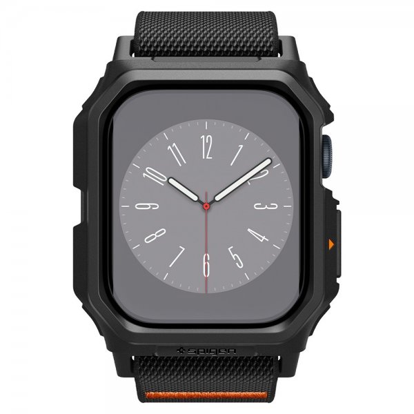 Spigen Apple Watch 46mm (Series 10/11) Armband och Skal Lite Fit Pro Matte Black