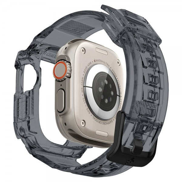Spigen Apple Watch Ultra 49mm Armband och Skal Rugged Armor Pro Space Crystal