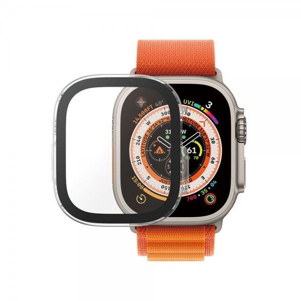 PanzerGlass Apple Watch Ultra 49mm Skal med Skärmskydd Full Body Protector Transparent