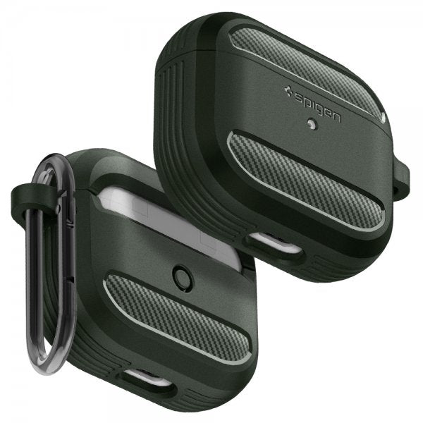 Spigen AirPods 3 Skal Rugged Armor Military Green