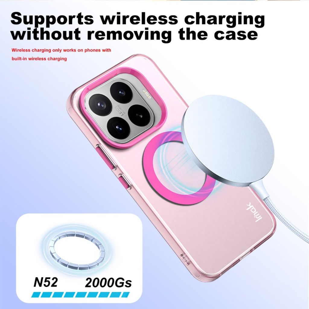 Imak Xiaomi 17T Skal Candy Color MagSafe Rosa