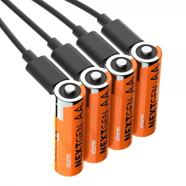 Xtorm Batteri AA Uppladdningsbara USB-C 4-pack