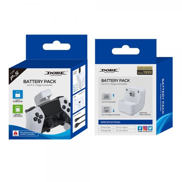 Dobe PlayStation 5 DualSense Batteripack