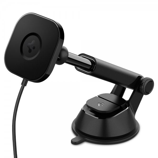 Spigen Bilhållare OneTap Magnetic Car Mount Dashboard Wireless Charging Svart