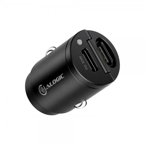 ALOGIC Billaddare 30W Rapid Power Mini Car Charger 2xUSB-C