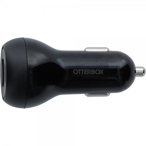 Otterbox Billaddare USB-C 20W & USB-A 12W Svart