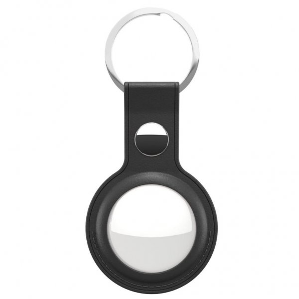 KeyBudz AirTag Hållare Läder 2-pack Svart