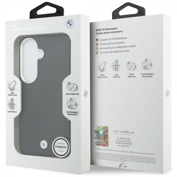 BMW Samsung Galaxy S26 Plus Skal Metal Logo MagSafe Svart