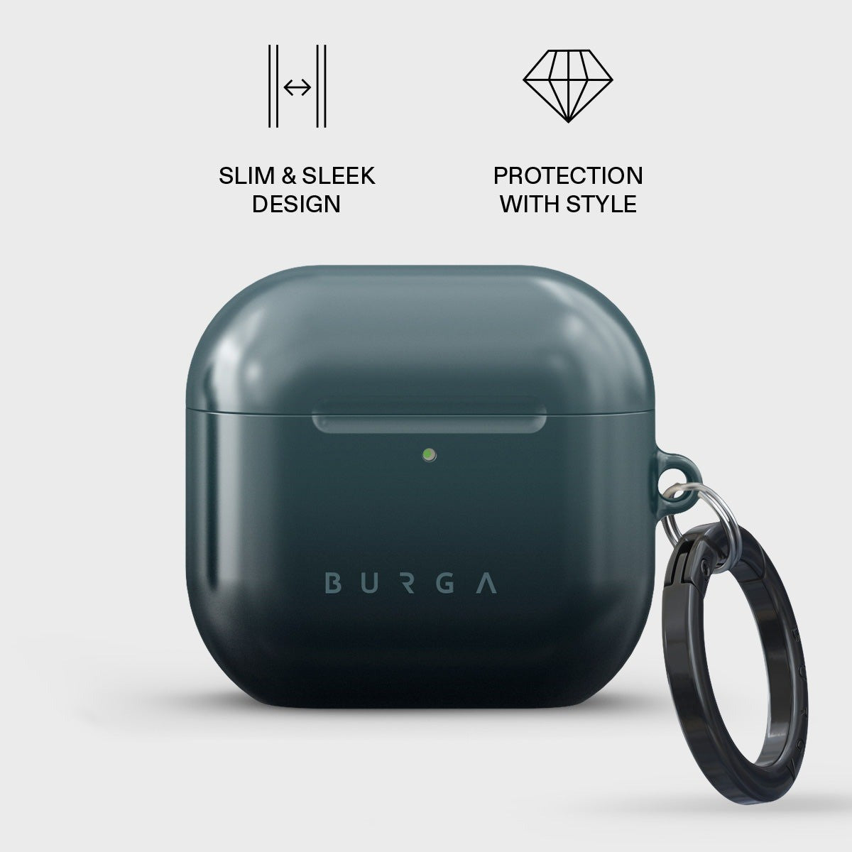Burga AirPods 4 Skal Design Black Hole