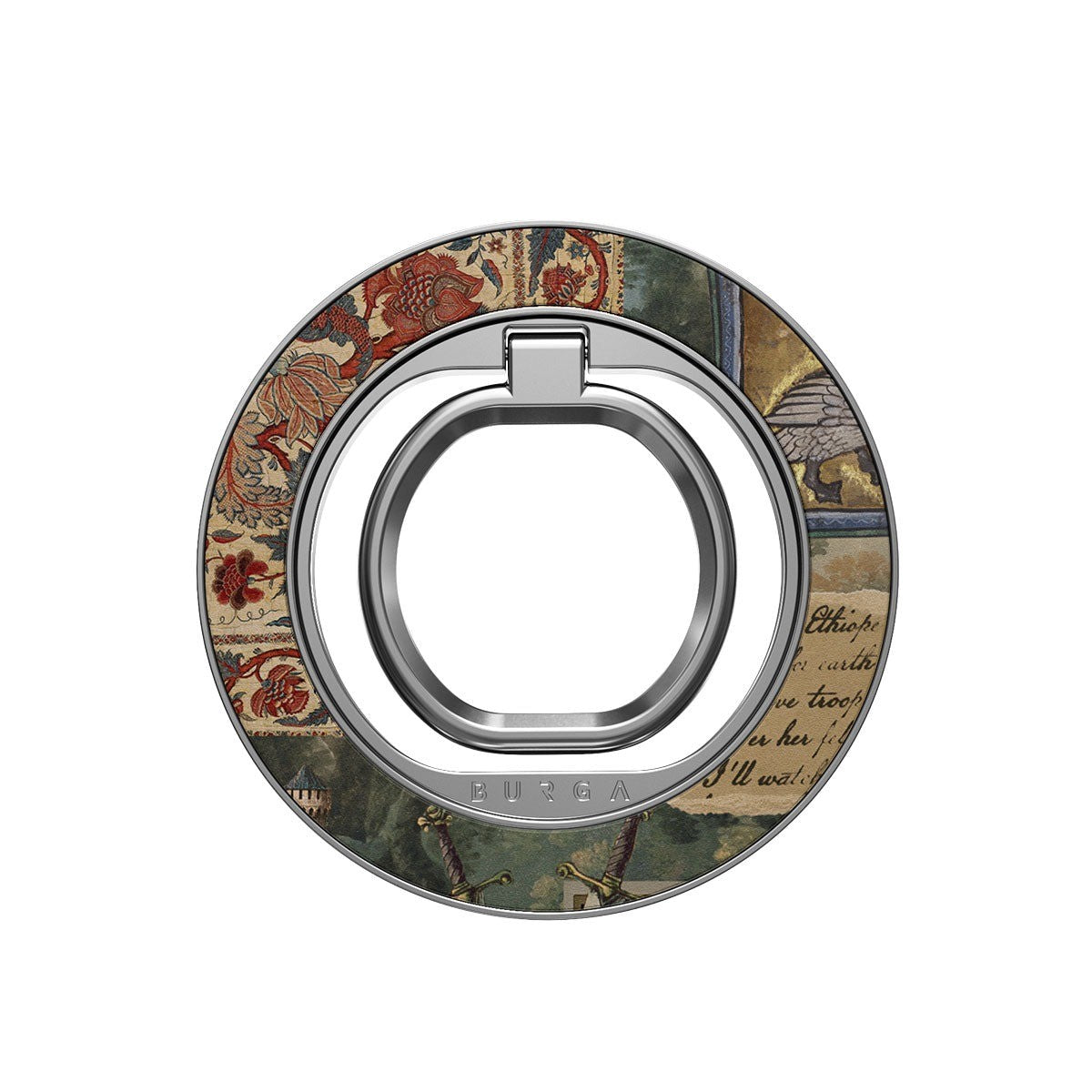 Burga Hållare Mobilring MagSafe Oath Silver
