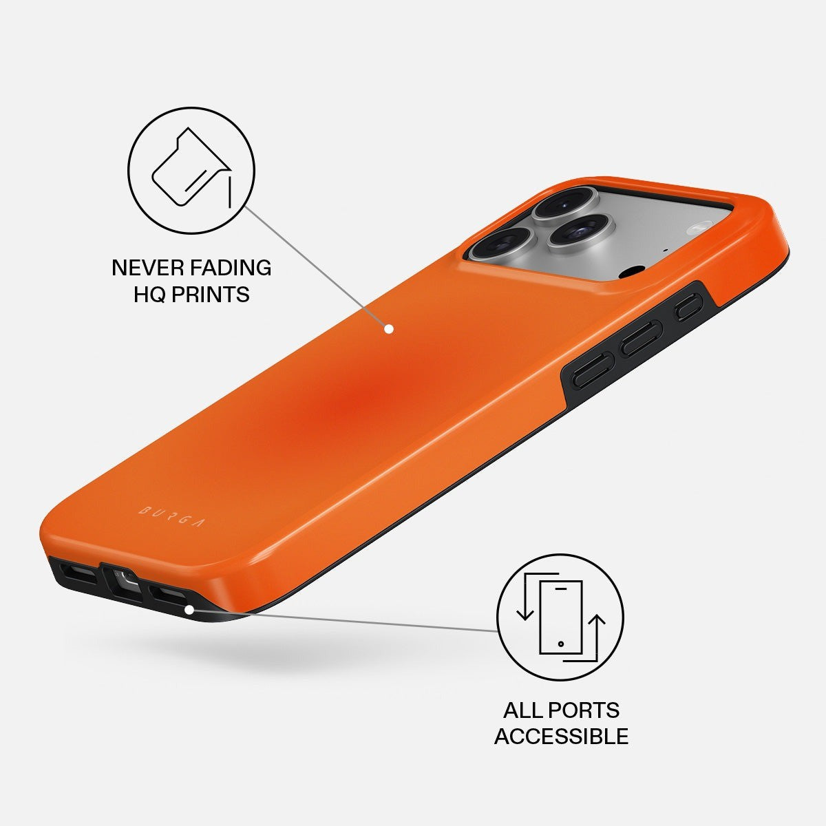 Burga iPhone 18 Pro Max Skal Tough MagSafe Flare
