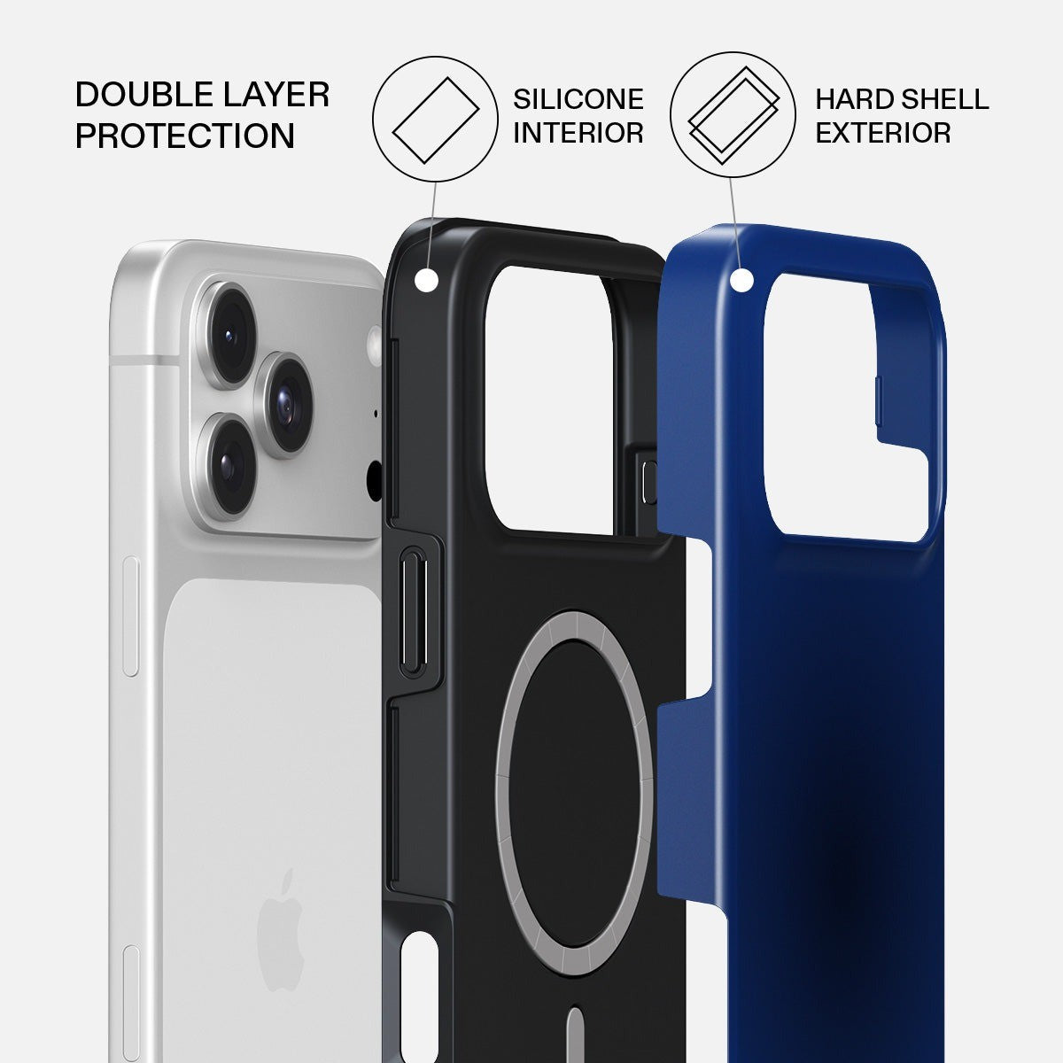 Burga iPhone 18 Pro Max Skal Tough MagSafe Neptune