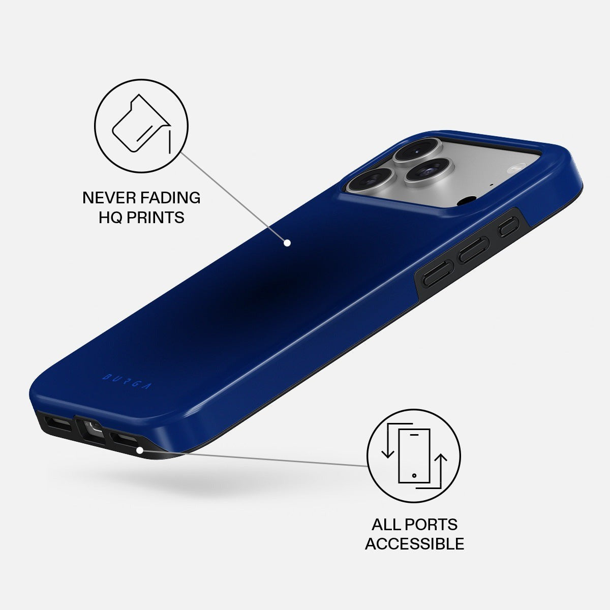 Burga iPhone 18 Pro Max Skal Tough MagSafe Neptune
