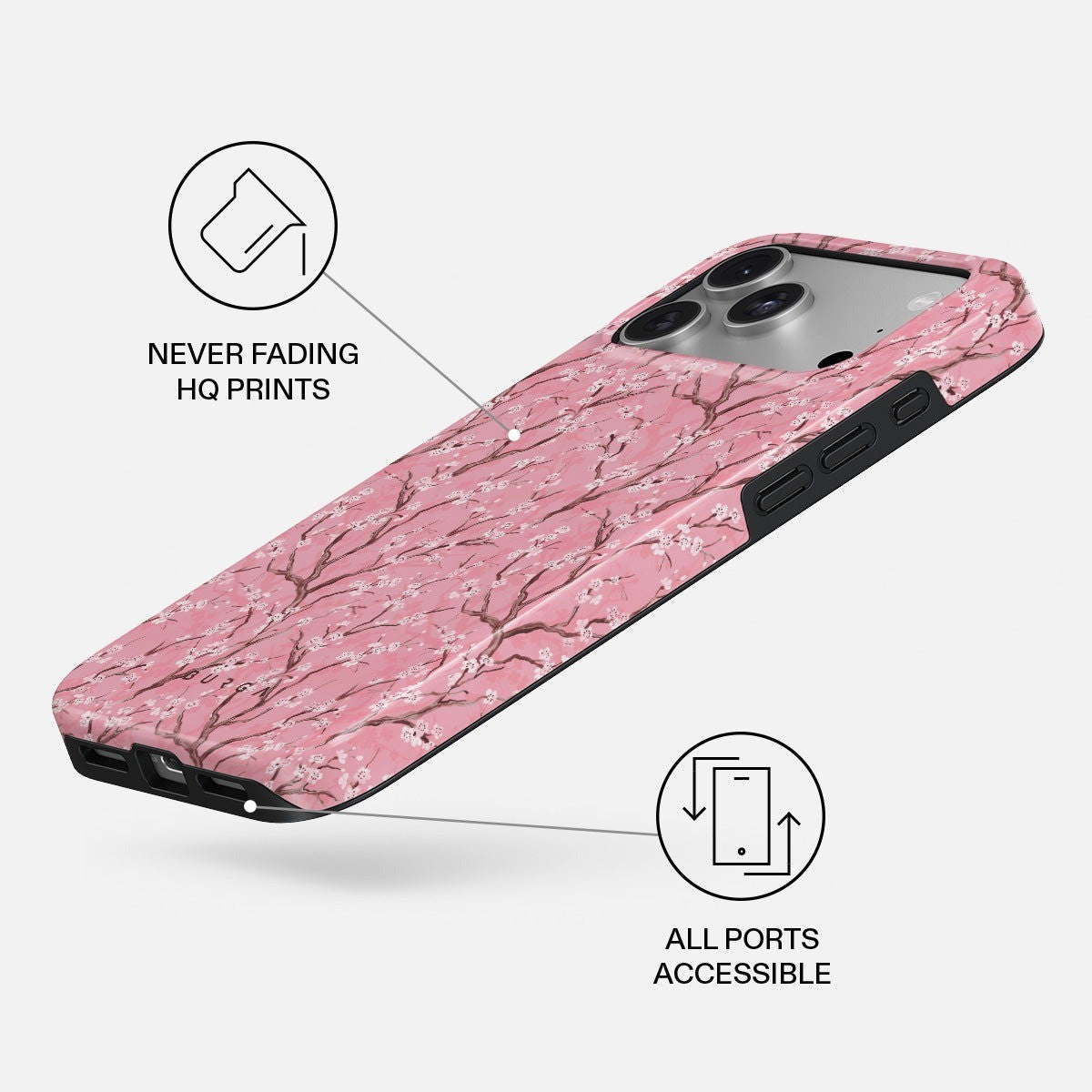 Burga iPhone 18 Pro Max Skal Tough MagSafe Sakura