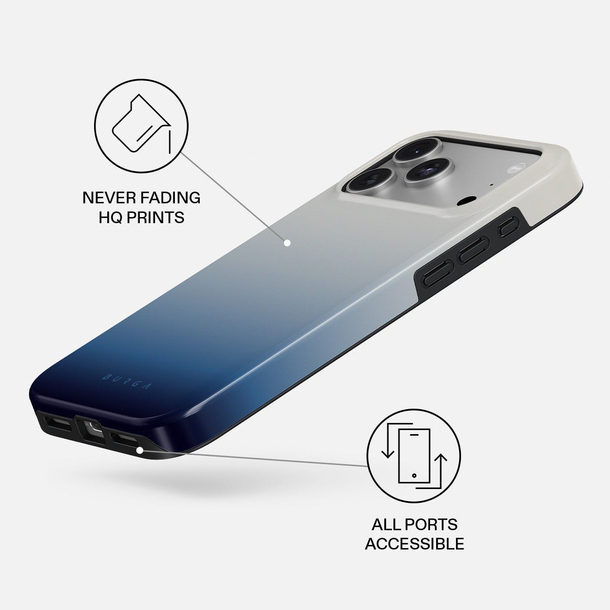 Burga iPhone 18 Pro Skal Tough MagSafe Zero Gravity