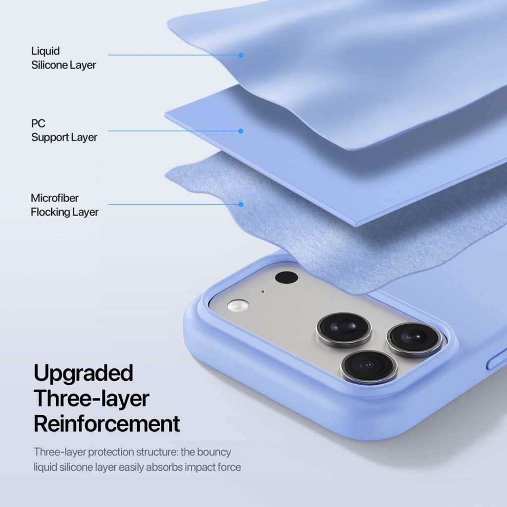 Dux Ducis iPhone 17 Pro/iPhone 18 Pro Skal Piel Series MagSafe Blå