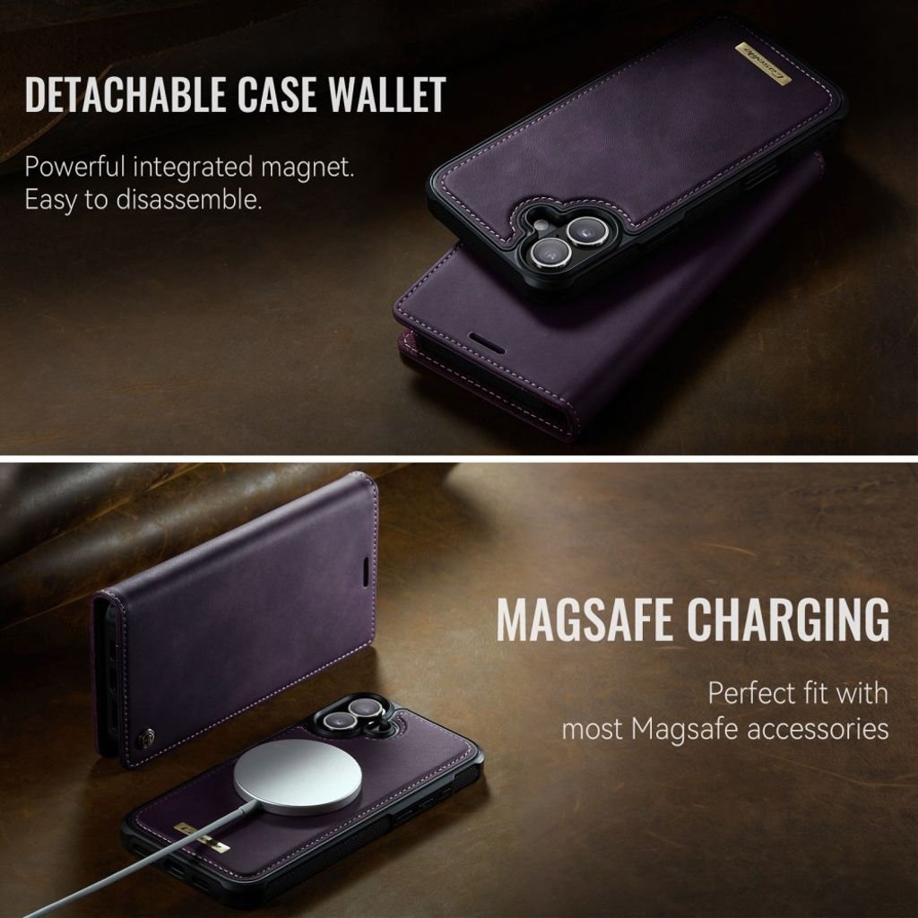 CaseMe iPhone 17 Fodral C49 Series Lila