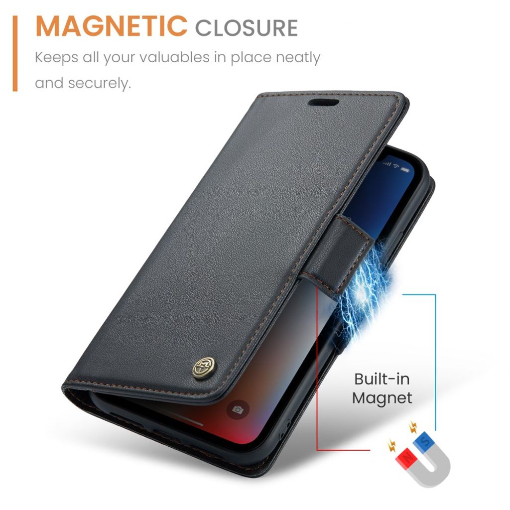 CaseMe iPhone Xs Max Fodral 023 Series Svart