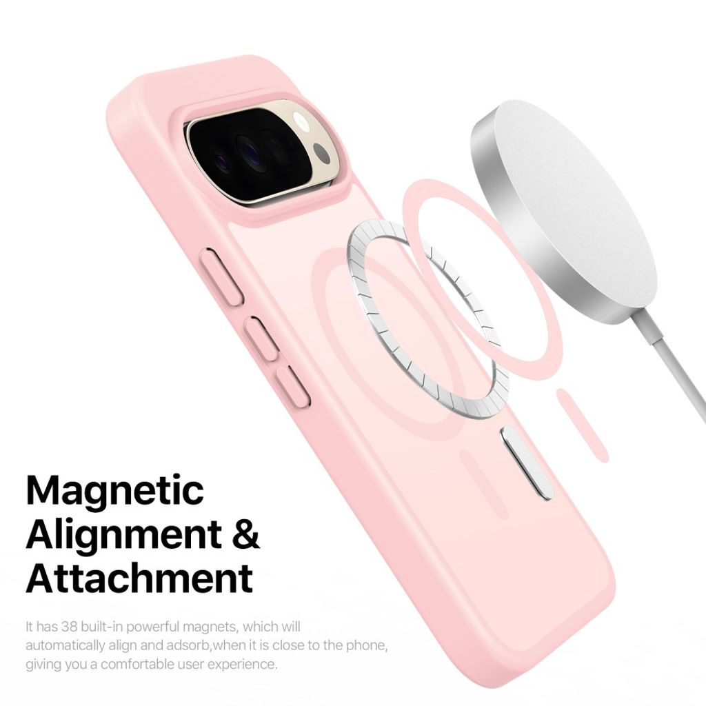 Dux Ducis Google Pixel 9 Pro XL/10 Pro XL/11 Pro XL Skal Yind Series MagSafe Rosa